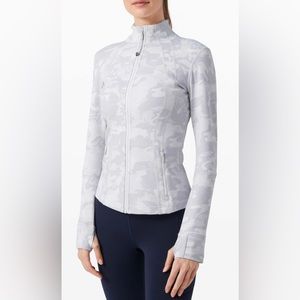 Lululemon Luxtreme Jacquard Define Jacket White Camo